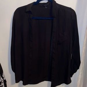 Limited black button down